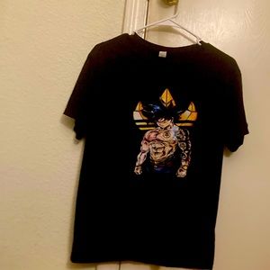 A shirt with goku on it